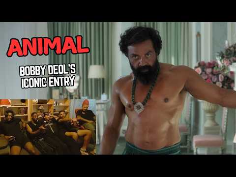 Bobby Deol's Epic Entry in Jamal Kudu | Foreigners React | Animal