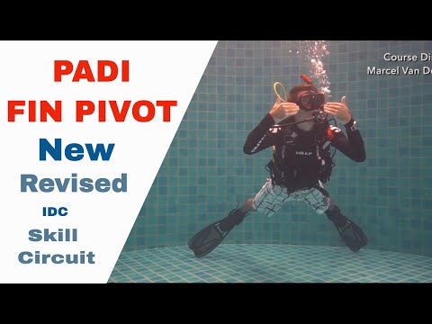 Neutral Buoyancy Fin Pivot • New Revised PADI IDC Skills Circuit - Divemaster Skills