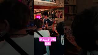 岡山市　ビアバーイレブンザロックでサッカー　日本代表第二戦　チュニジア戦をみんなで参戦しました。大盛り上がりでした