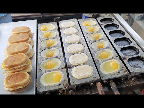 Tasty Dim Cake Street Food Milk and Egg Pan Cake Recipe