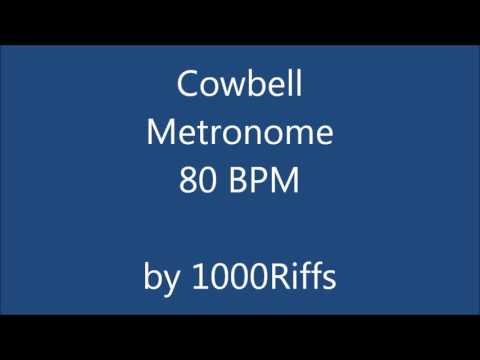 Cowbell Metronome 80 BPM