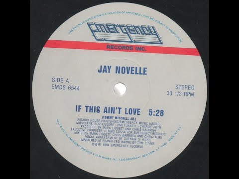 Jay Novelle - If this ain't love 1984 HQ