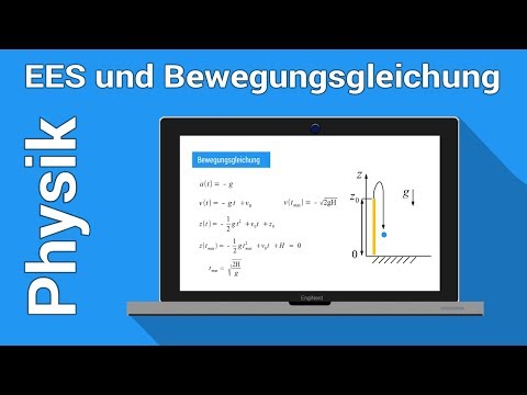 Energieerhaltung und Bewegungsgleichung Der freie Fall | Physik Nachhilfe