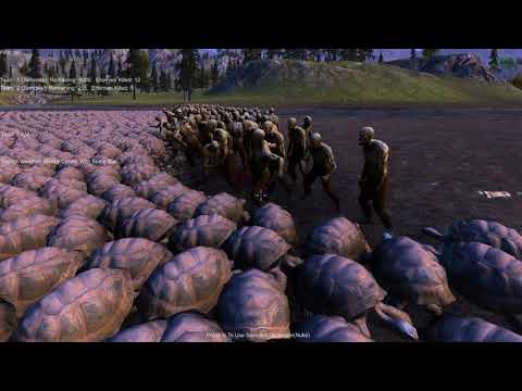 5000 Tortoises vs 250 Zombies