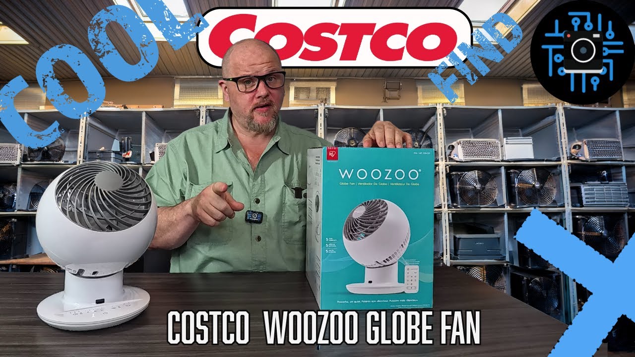 Woozoo Dual Oscillating Globe fan - Cool Costco find #woozoo #4k #costco #costcofinds #fans