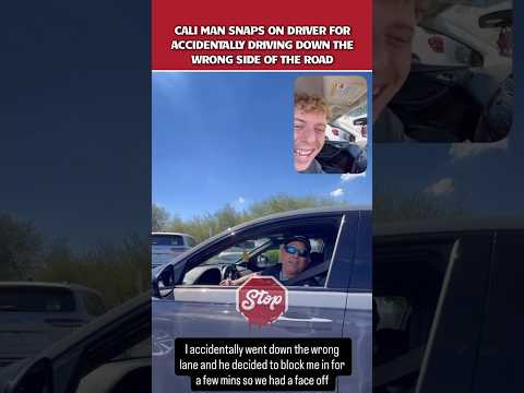#California man goes off on driver for going down the wrong side of the parking lot. Who’s wrong? 🤔