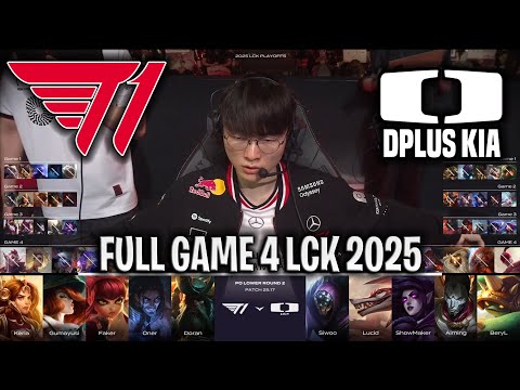 T1 QUALIFIED FOR WORLDS?😱 - T1 vs DK GAME 4 LCK 2025 SUMMER PLAYOFFS | T1 vs DPLUS KIA G4 LCK 2025
