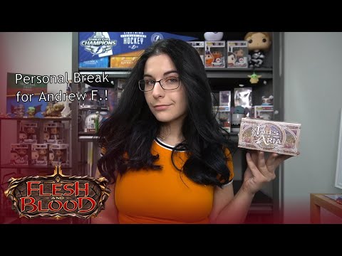 I'm Getting Nervous! | F&B TALES OF ARIA 1ST EDITION BOOSTER BOX OPENING FOR ANDREW F.