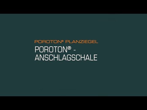 POROTON®–Anschlagschale