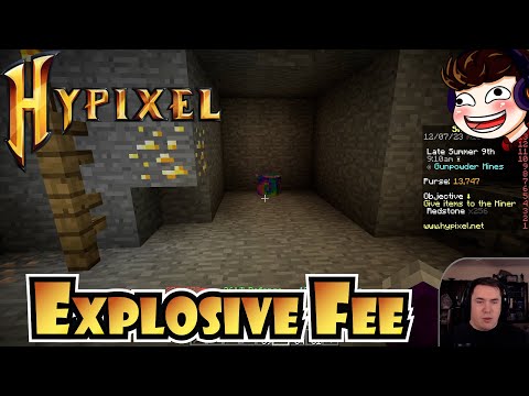 Uncover the Hidden Mine Room! Let's Play HyPixel Skyblock