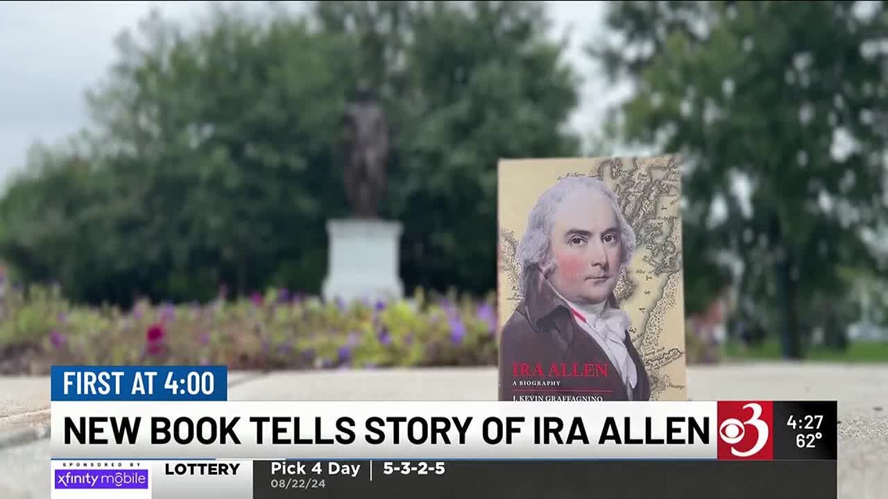 Vt. author’s new book tells story of Ira Allen