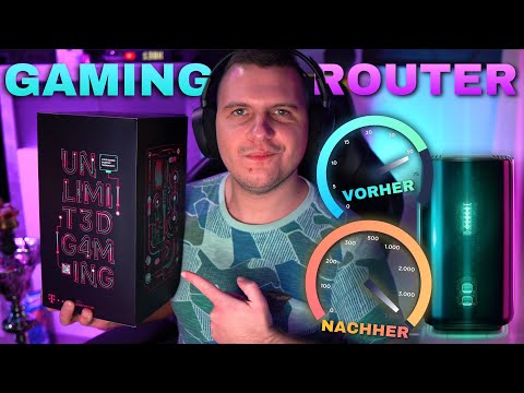 400€ Telekom GAMING ROUTER 😱😍 Unboxing und Speedtest - ZOQQER Life