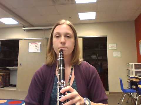 Lesson 4 Clarinet   First Note G and Count & Play