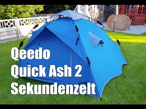 Qeedo - Quick Ash 2 Personen Sekundenzelt Schnellaufbauzelt