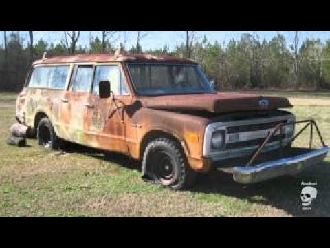 Thumbnail for Classic American Massive Barn Find Cars. Many abandoned vehicles by classic a, Car, Vehicle, Truck