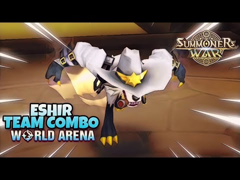 Eshir Team Combo in World Arena - Summoners War