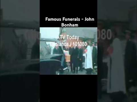 Famous Funerals - John Bonham #funeral #history #death #famous #johnbonham #ledzeppelin #drummer