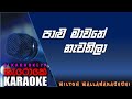 පාළු මාවතේ නැවතිලා Palu mawathe newathila by Milton Mallawarachchi | Sinhala Karaoke wit