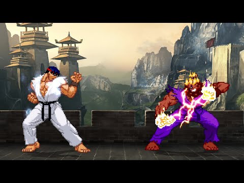 ICE RYU VS FIRE  GOD AKUMA!