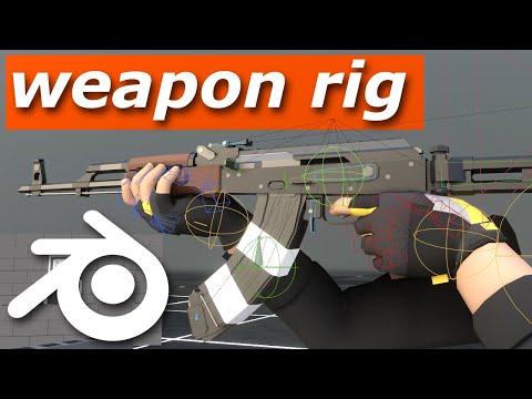 How to Rig a Gun in Blender