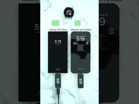 iPhone 16 Pro Max vs Galaxy S24 Ultra Charging Test!🪫🔋