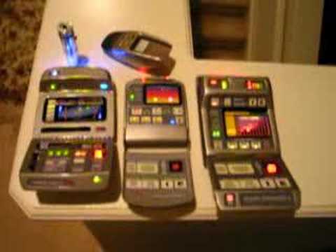 Star Trek prop tricorders - working lights/sounds