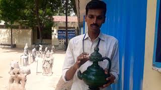 preview picture of video 'Kanchipuram Government Museum - Magical Water Jug #BhaarathPhotography'