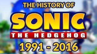 The History of Sonic The Hedgehog 1991 - 2016 (25th Birthday) Compilation of ALL Sonic Games