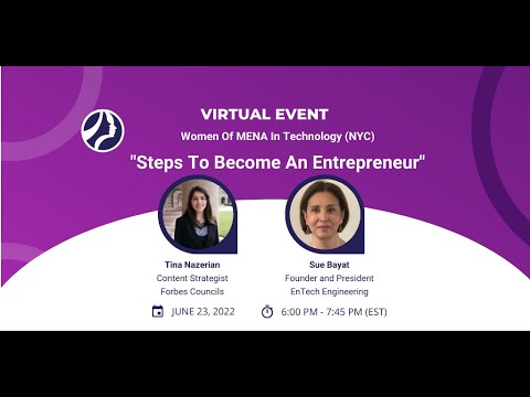 WoMENAIT NYC - Steps To Become An Entrepreneur