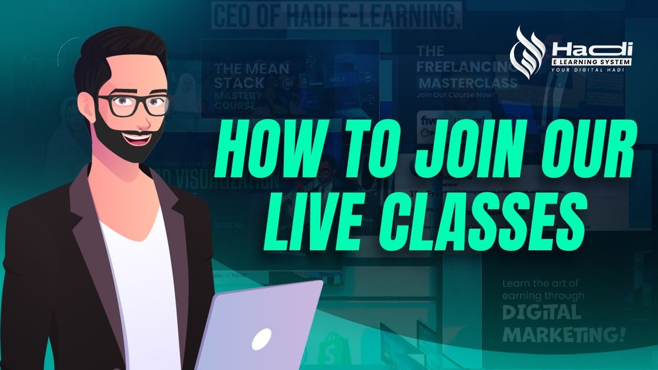 How to Join Hadi E-Learning's Live Classes | Step-by-Step Guide | Free Online Courses