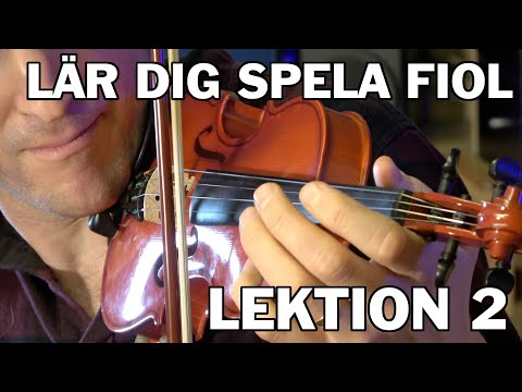 Lär dig spela fiol - Lektion 2