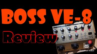 Video thumbnail for BOSS VE-8 Acoustic Singer REVIEW by JEFF JAMES