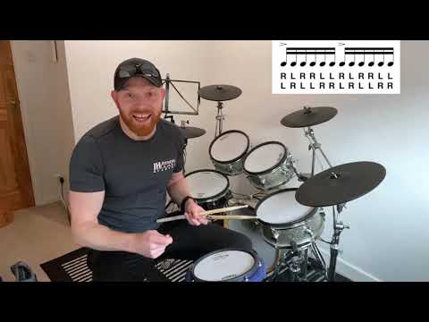 One Minute Drum Lesson - The Paradiddle Diddle 🥁