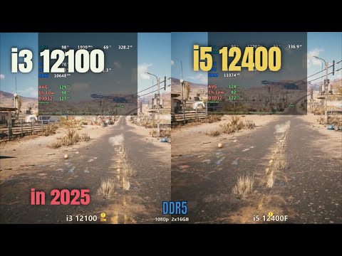 i3 12100 vs i5 12400F - RTX  3080 Ti