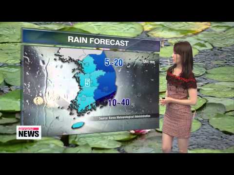 Clear skies forecast Thursday, sporadic rain down south   목요일, 전국 대부분 지방 맑은 날씨 전