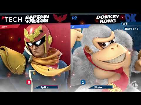 Tech Chase 17 - Spike (Cpt. Falcon) vs. Stain (Donkey Kong) Winners Semis