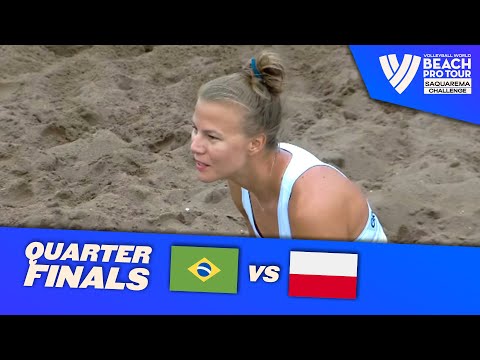 Andressa/Vitoria vs. Gruszczynska/Wachowicz - Quarter Finals Highlights Saquarema 2023 #BeachProTour