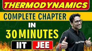 THERMODYNAMICS in 30 Minutes ||Complete Chapter for JEE Main/Advanced