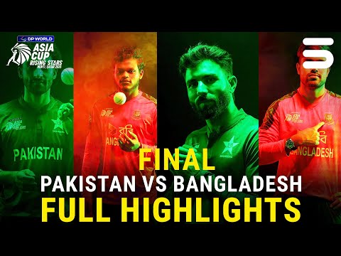Full Highlights | BAN - A vs PAK Shaheens | FINAL | Asia Cup Raising Stars 2025 | ZH1K