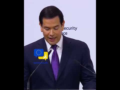 Video Thumbnail: We Don’t Want Weak Allies — Marco Rubio’s Powerful Message to Europe at #MSC2026 🇺🇸🇪🇺⚡