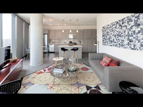 Tour an east-view 2-bedroom at The Parker in the West Loop