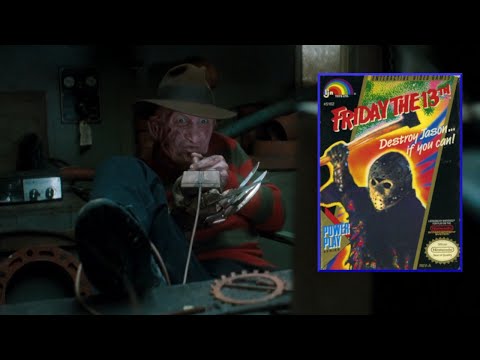 Freddy Krueger Plays Friday The 13th (1989 NES Video Game)