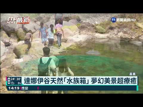 達娜伊谷天然｢水族箱｣ 夢幻美景超療癒