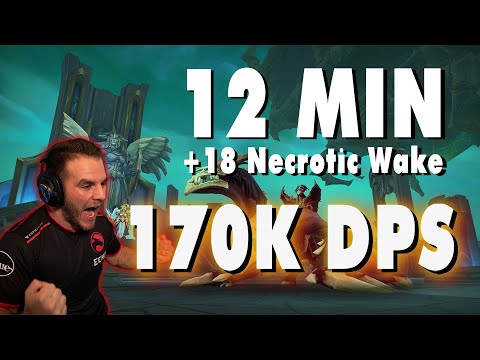 170k DPS MDI Necrotic Wake, +18 in 12min?? - Echo Gingi Mage PoV