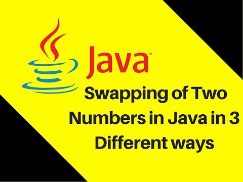 5 18 Swapping of Two Numbers in Java in 3 Different ways