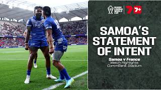 A Samoan statement 😤 | Samoa v France, Rugby League World Cup