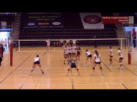 DU21 DM 2018 Aarhus Ungdomsvolley mod Gentofte (kvartfinale)