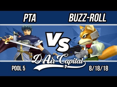 D-Air Capital 8 - PTA (Marth) Vs. Buzz-Roll (Fox) - Pool 5
