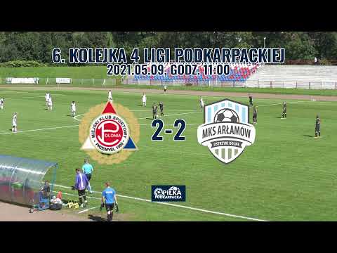 4 liga sezon 2021/2022, kolejka nr 6: Skrót z meczu Polonia Przemyśl -  MKS Arłamów Ustrzyki Dolne