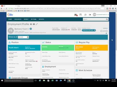 Finding Staff in ADP